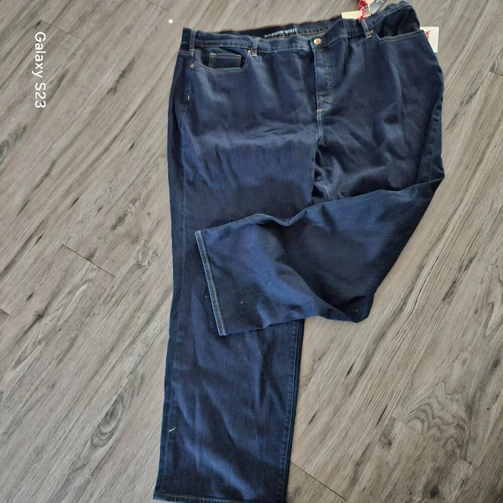 Lands' End Denim Jeans - Picture 1 of 8